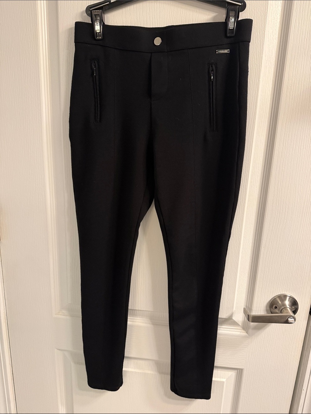 Tahari Black Slim Ponte Pants